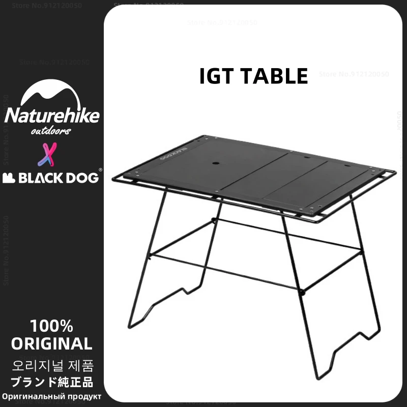 

Naturehike Blackdog Outdoor IGT Table Camping Free Combination Folding Table Portable Camping Barbecue Picnic Iron Stand Table