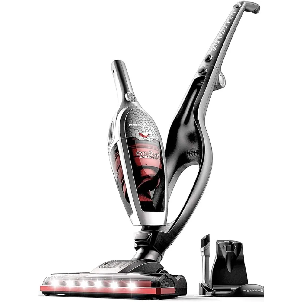 

Cordless Vacuum Cleaner, 2 in 1 Handheld Vacuum, High-Power 2200mAh Li-ion Rechargeable Battery, with Corner Lighting Appliance