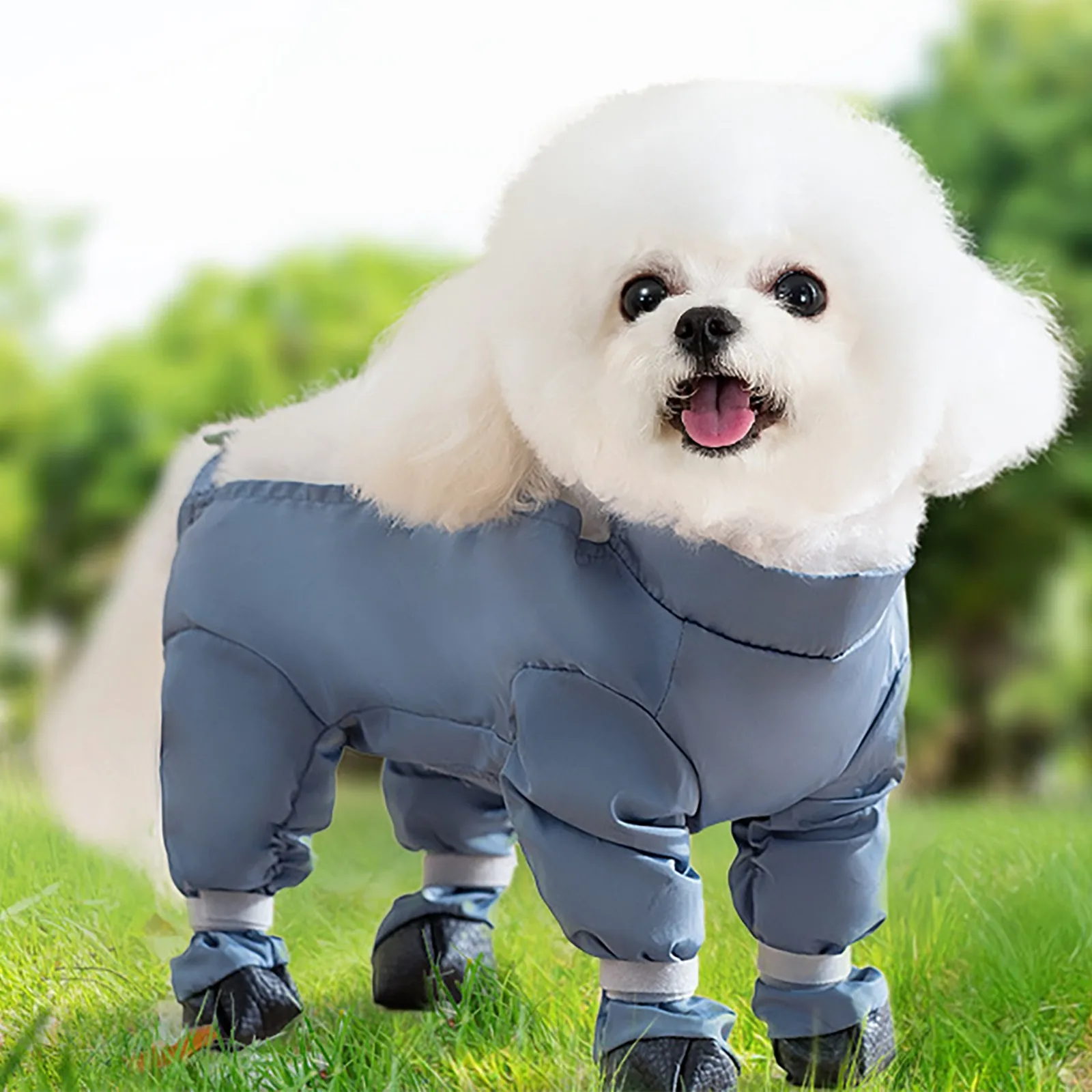 Natural Canine First Responders Footie With Zipper main image 1