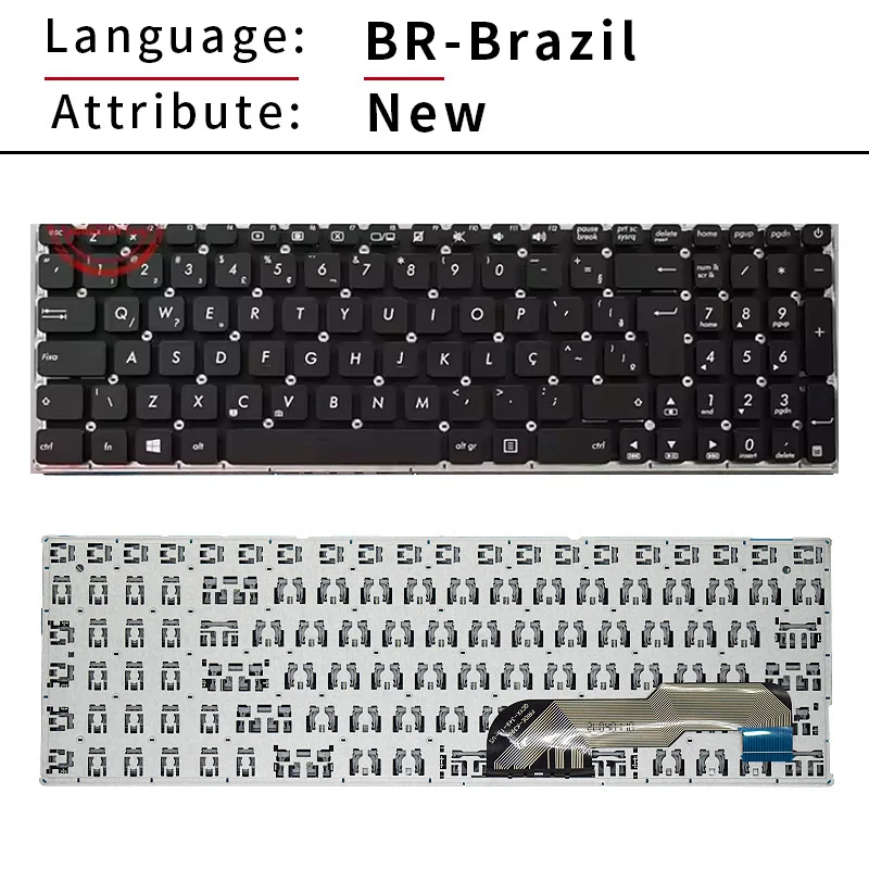 Touche De Clavier ASUS – Pour R541U, X541N, X541U, A541U, F541N, F541, F541S, F541SA
