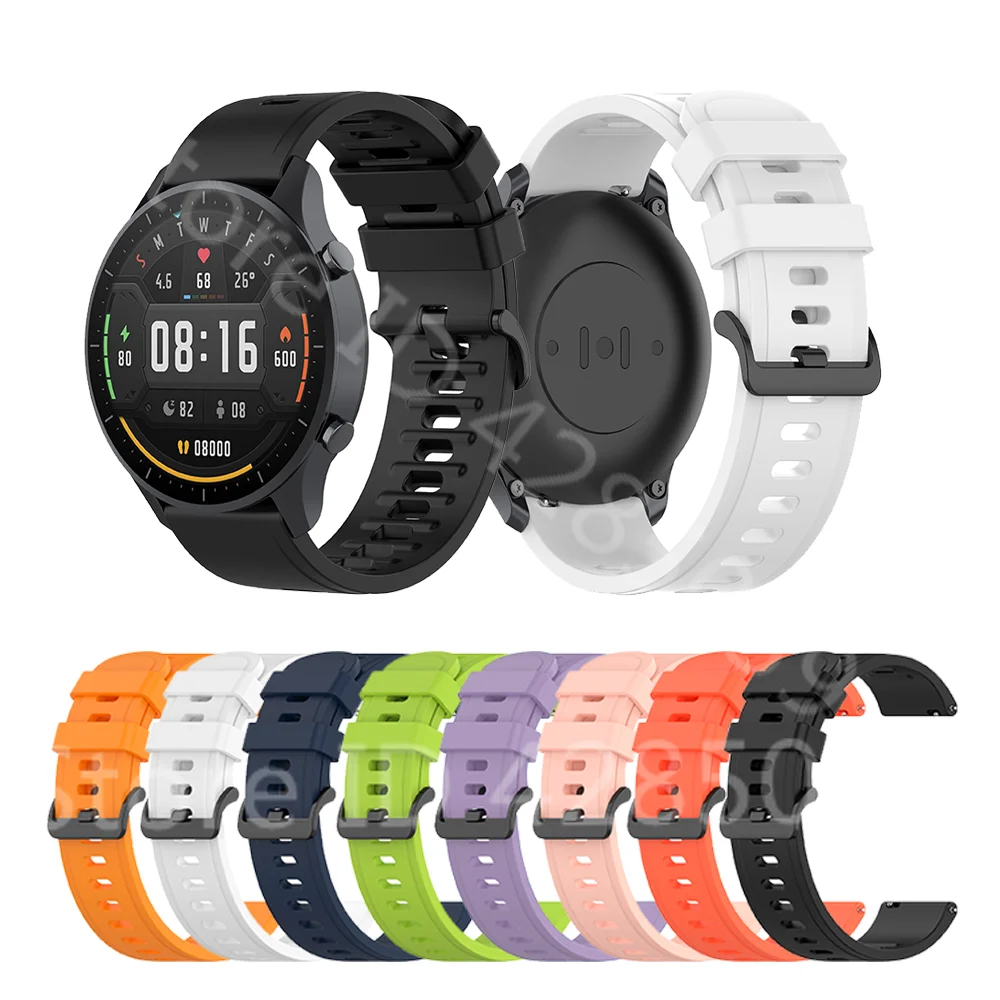 Xiaomi Huami Amazfit GTR 47 mm-es okosóra szíjhoz GTR 2e szilikon szíjhoz Garmin Vivoactive4 22 mm-es karkötőszíjhoz Correa_voghion.com
