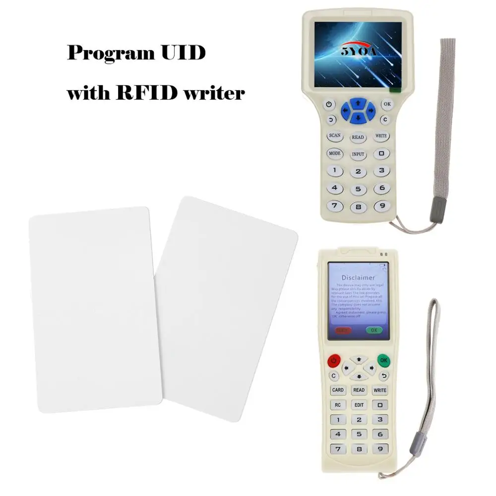 Rewritable RFID 13.56MHz CUID UID Blank Card Clone Card Copyable Changeable Smart IC S50 Duplicator 10PCS rfid cards