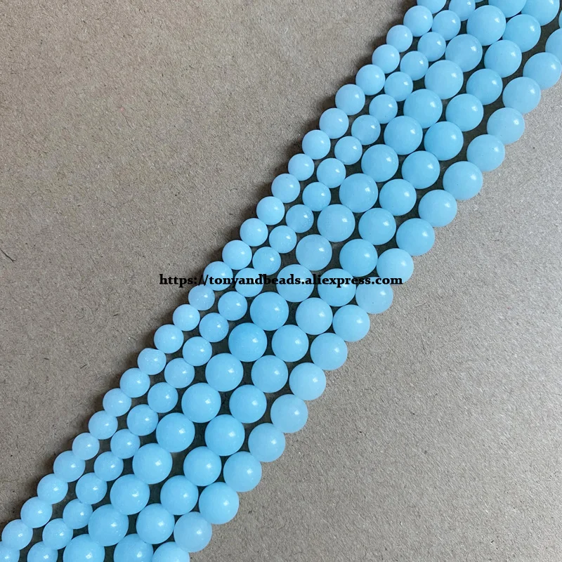 JOE FOREMAN 10mm Green Taiwan Jade Round Natural Stone Beads