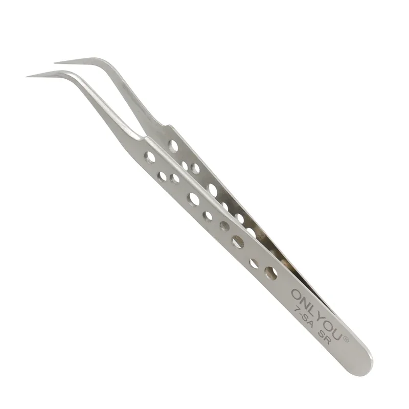 Matte Anti-static Curved Straight Tip Precision Tweezers Stainless Electronics Industrial Tweezers For Phone Repair Hand Tools