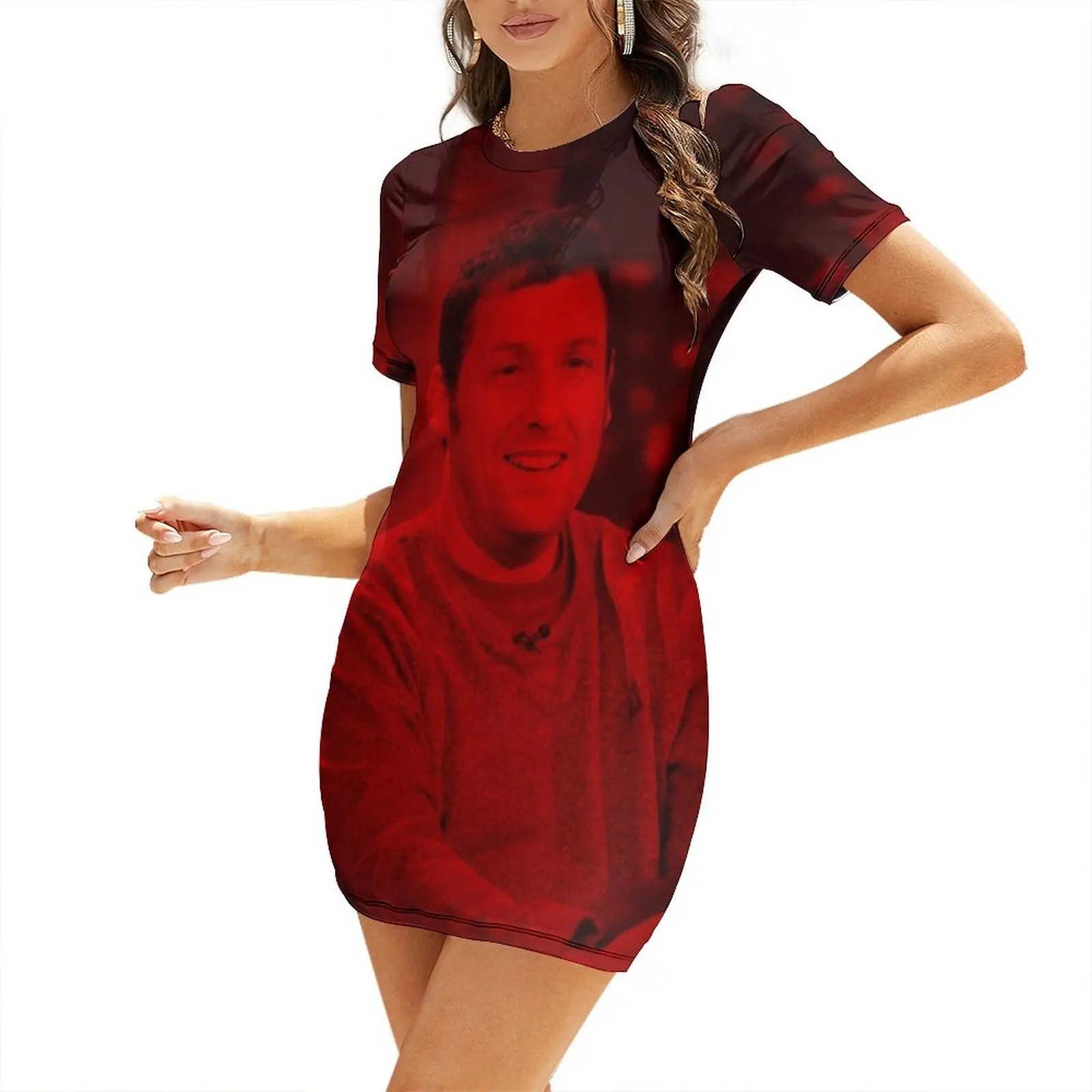 

Adam Sandler - Celebrity Short Sleeved Dress summer dress women 2024 Evening dresses elegant dresses plus sizes