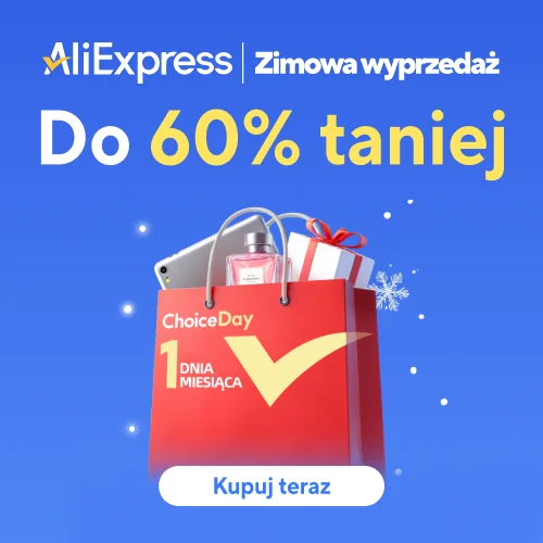 AliExpress | 01-07.01.2025 Wyprzedaż zimowa