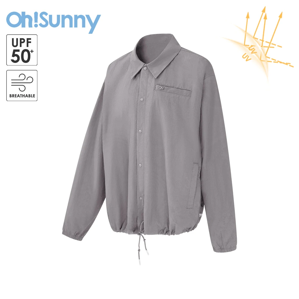 OhSunny Outdoor Sun Protection Clothing Long-sleeve Breathable Women Casual Jackets Coat UPF50+ UV Anti Ultralight Travel Sports