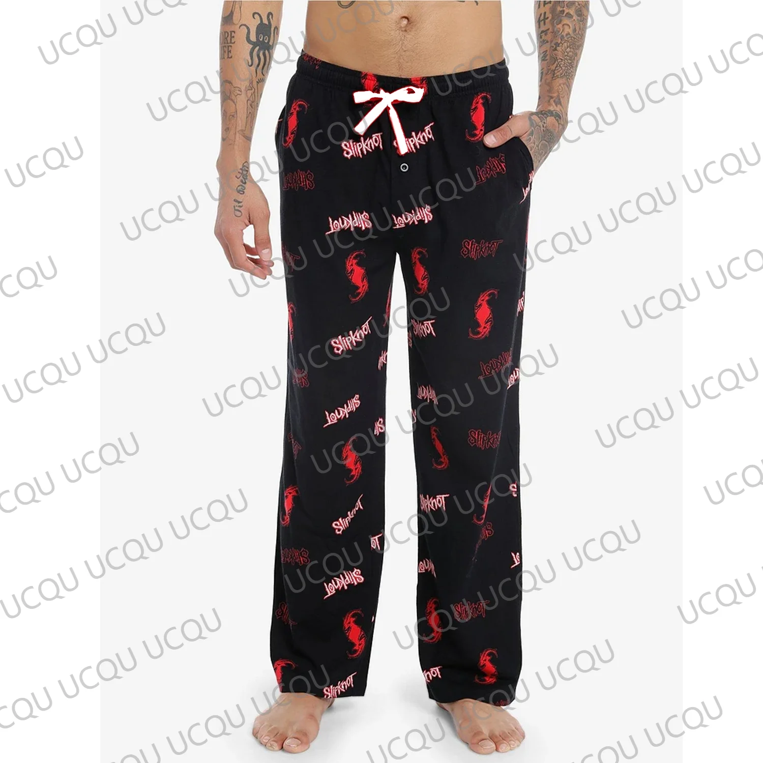 New Slipknot Goat Trousers Adult Loungewear Sleep Pajama Pants Oversized Adult/Kids Pajama Pants 3D Printed Pyjama Trous
