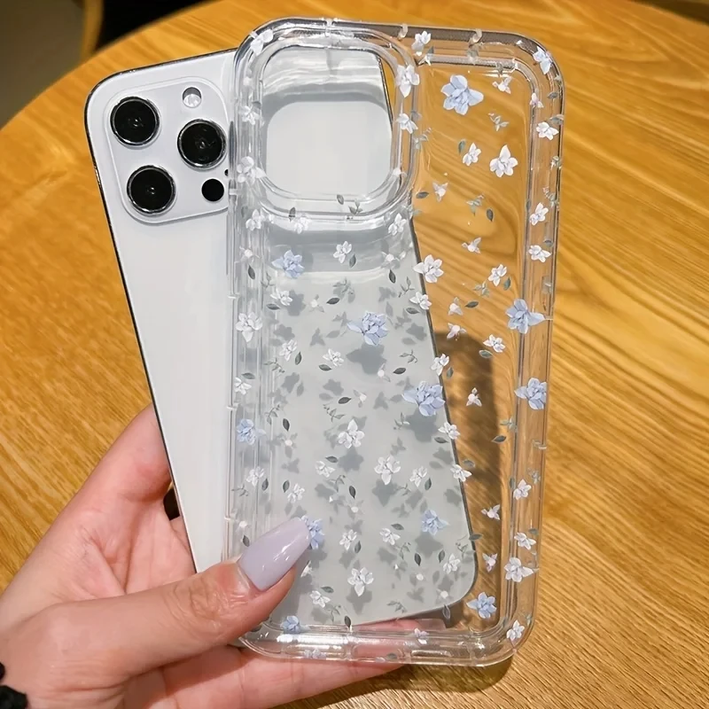 รูปสินค้า เคสโทรศัพท์ลายดอกไม้เต็มจอ สำหรับ iPhone ทุกรุ่น