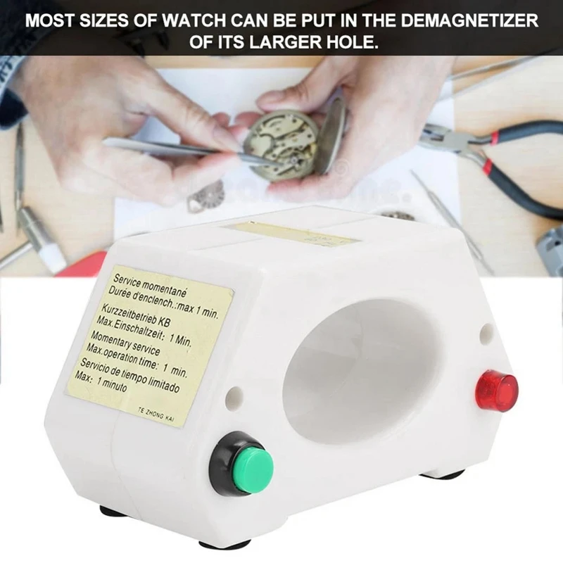

Mechanical Wristwatch Demagnetizer Watch Tool Time Fast Slow Adjusting Watchmaker Maintenance Demagnetizing