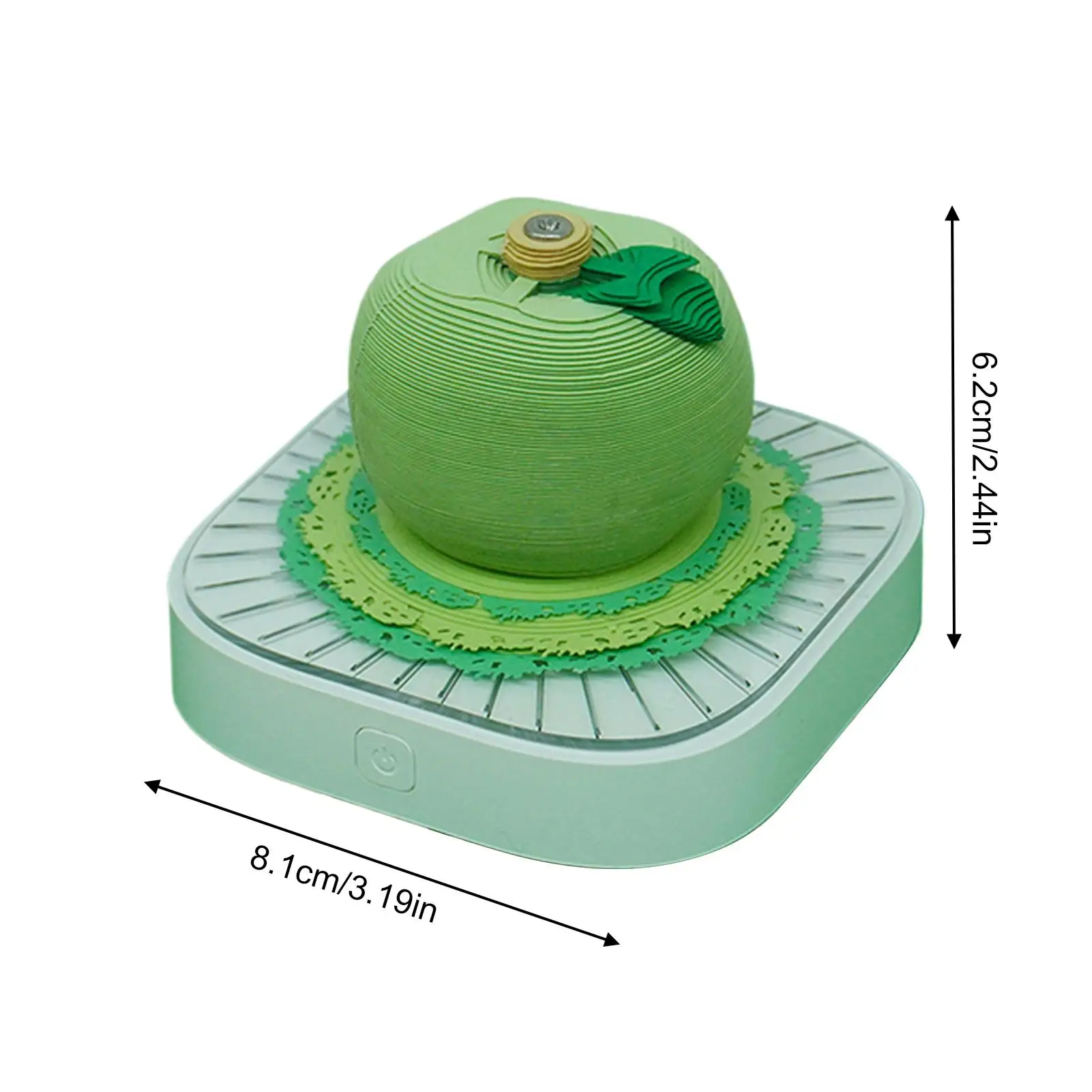 3D Desk Calendar 2026 Funny LED Lights Planner 2026 Paper Carving Notepad Calendar For Workplace Home Kitchen Living Room