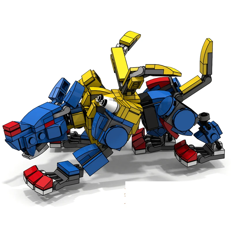 

MOC Simulation Animals Building Blocks Boys Toy Action Figure Model Toys For Children Wolf Model Building Kit Craft Kids Toys