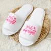 Girls Night Slipper, Soft Cozy Open-Toe Indoor Slides, for Cruise Travel Holiday Vacation Spa Party & Fun Weekends, Ladies Gifts 1