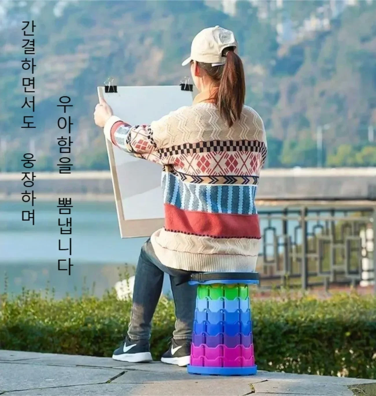 step stool складной стул ottoman стулья portable stool folding акриловый табурет telescopic chair