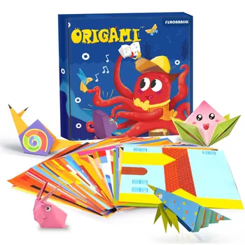 Origami Kit 30/108 Sheets Origami Paper Craft Guiding Book DIY Art 1