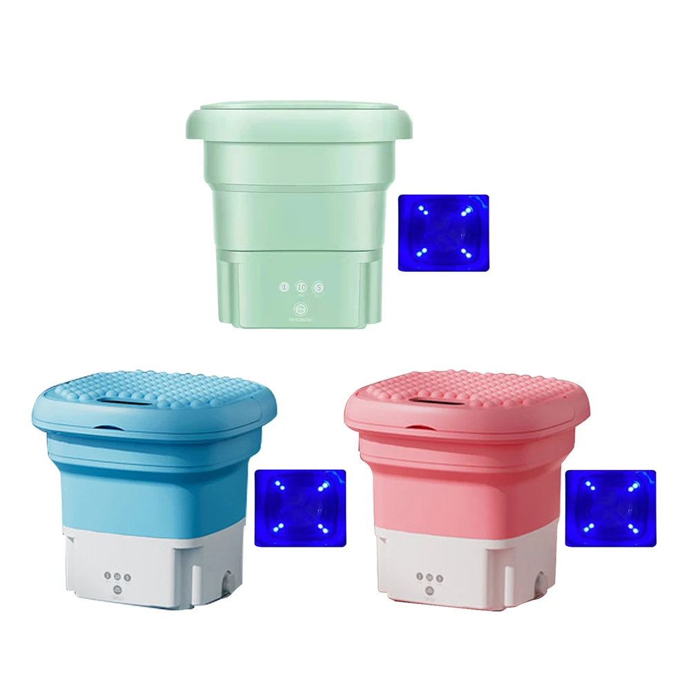 2.8L 36W Mini Folding Washing Machine with Dryer for Clothes Socks Underwear