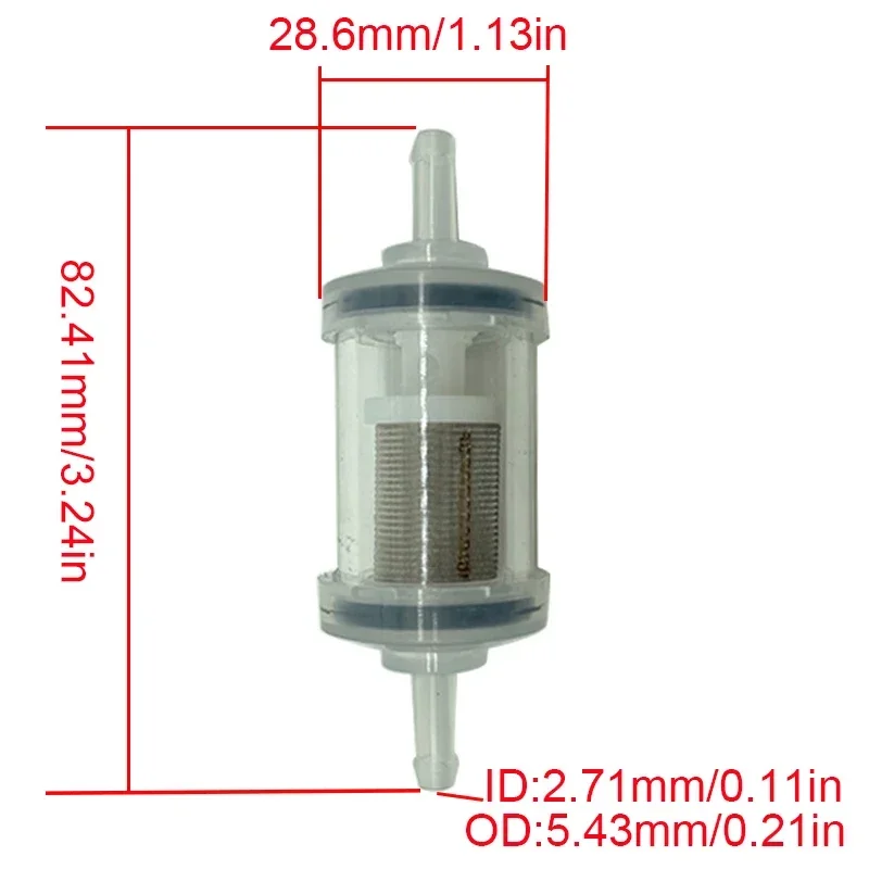10X Universal Diesel Filter Element Parking Heater Parts Transparent Disassemblable Fuel Filter for Eberspacher Webasto 12 Type