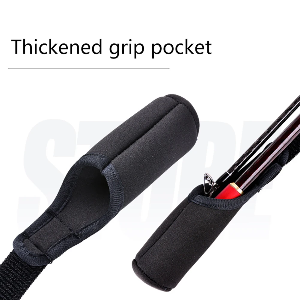 Fishing Rod Tie Pole Tip Cover Strap Fastener Sleeves Fishing Rod Strapping Wrap Pole Protector Outdoor Accessories