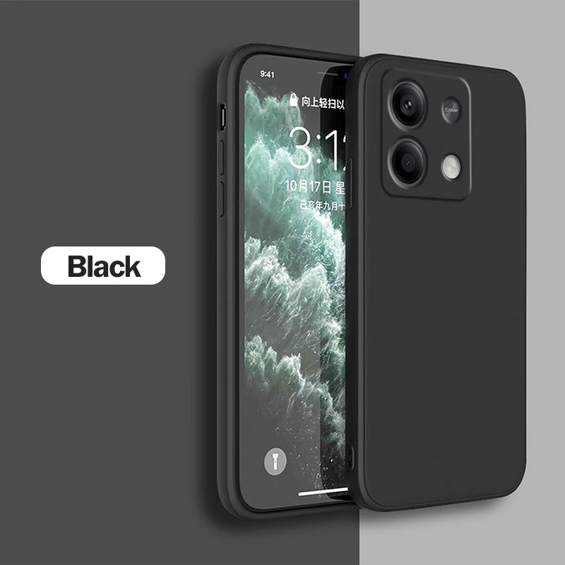 Luxury Liquid Silicone Shockproof Soft Back Cover