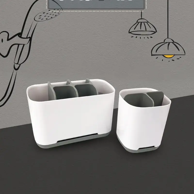 1Pcs Toothbrush Toothpaste Holder Case Shaving Makeup Brush Electric Toothbrush Holder Organizer Stand Bathroom Accessories Box 6