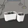 1Pcs Toothbrush Toothpaste Holder Case Shaving Makeup Brush Electric Toothbrush Holder Organizer Stand Bathroom Accessories Box 6