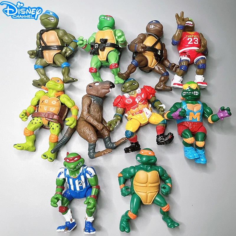 Disney Animation Teenages Mutant Ninja Turtles Children Toy Doll Joints  Movable Action Figure Table Ornaments for Kids Gift