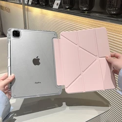 Elegant Pink Tablet Protective Case - Solid Color Shell Design - iPad 7 8 9th 10.2in (A)
