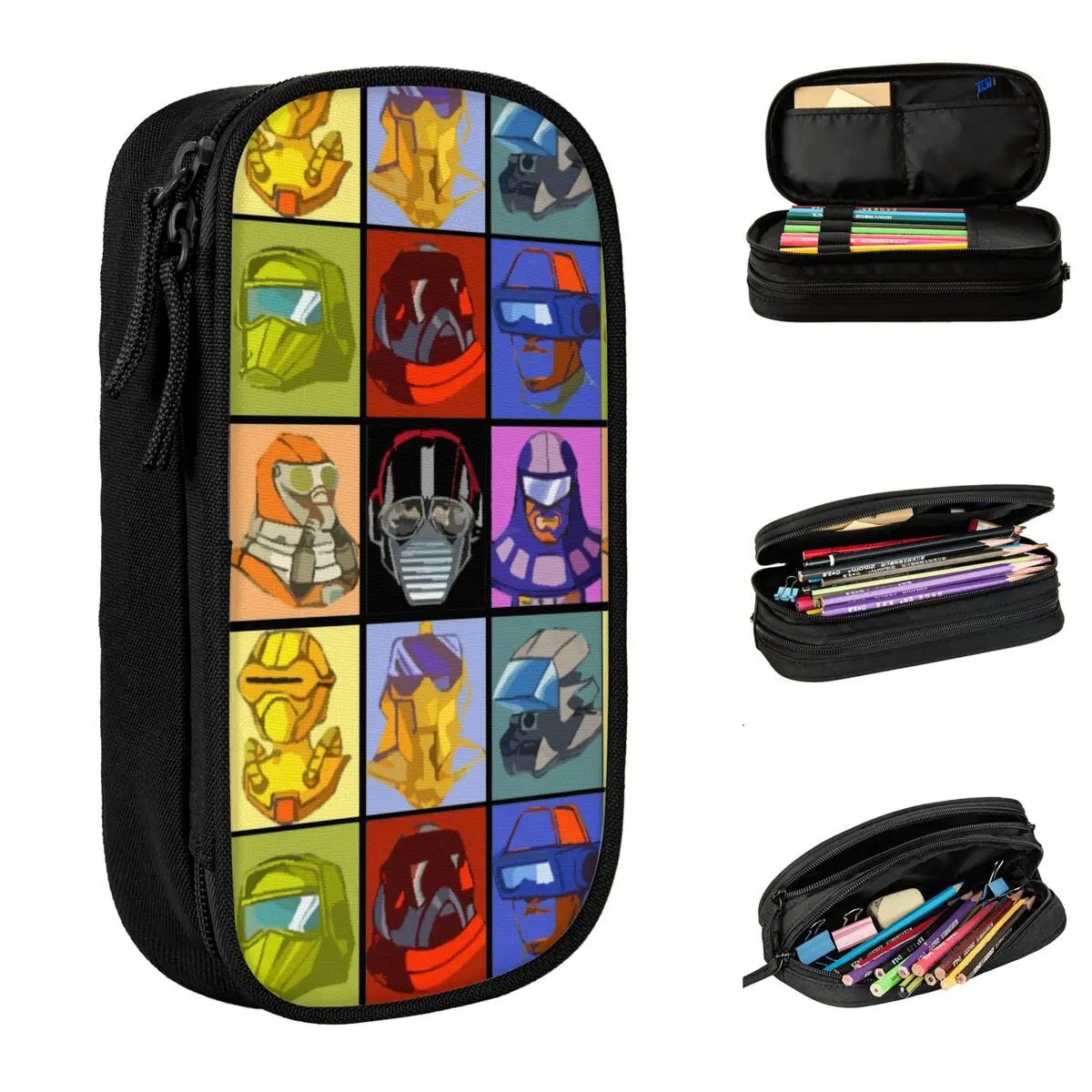 Astucci Per Matite Kommand Blindati Mobili Fashion M.A.S.K. Portapenne Borse Portapenne Per Regali Per Ufficio Di Grandi Dimensioni Per Studenti