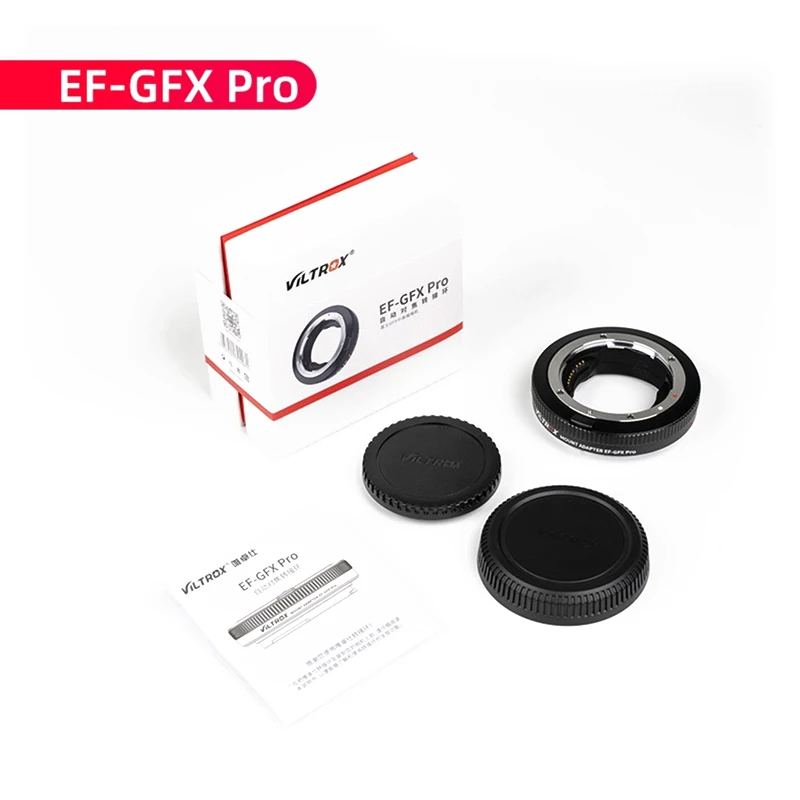 VILTROX EF-GFX Pro AF Lens Adapter with Stabilization & EXIF for Canon EF/EF-S t
