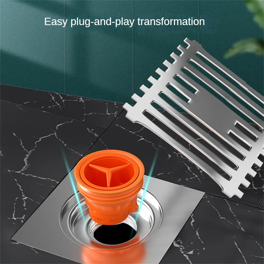 Anti-smell Proof Floor Deodorant Core Kitchen Sink Floor Drain Valve Odor-resistant Trap Siphon Bathtub Plug Kitchen Tool