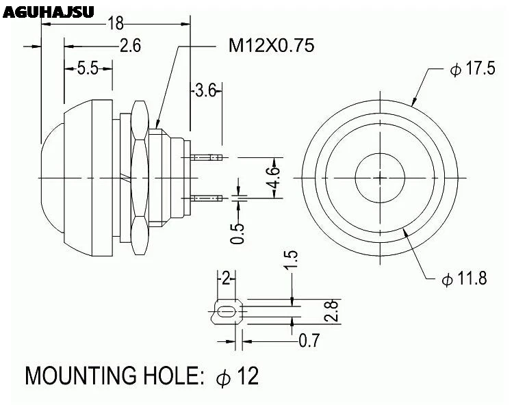 1 개/몫 95DB 알람 높은 데시벨 3-24V 12V 전자 부저 경고음 Arduino SFM-27 용 간헐적 연속 경고음