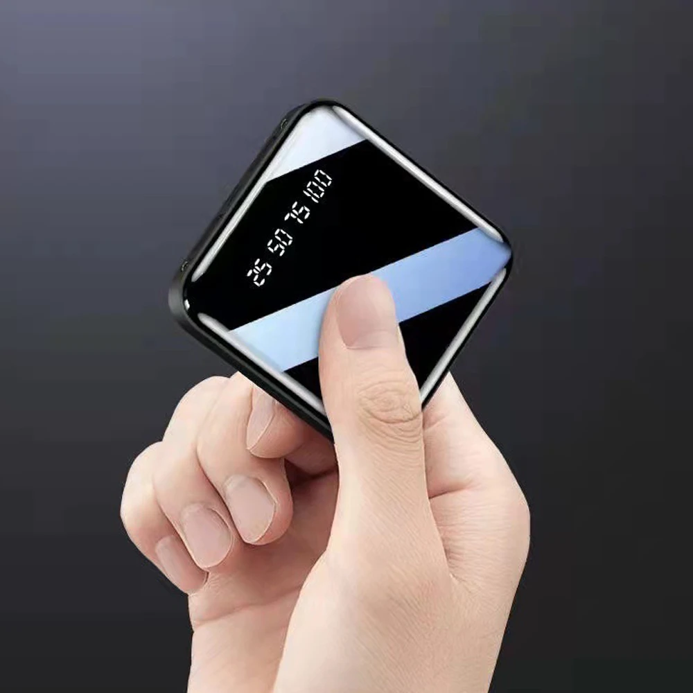 Portable 18650 Power Bank with LED Flashlight