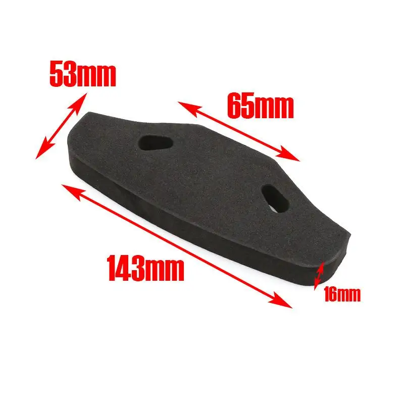 For Tamiya TT01 TT02 Upgrade Front Bumper Sponge Shock Absorption Foam For 1/10 RC Car Protection Accessories