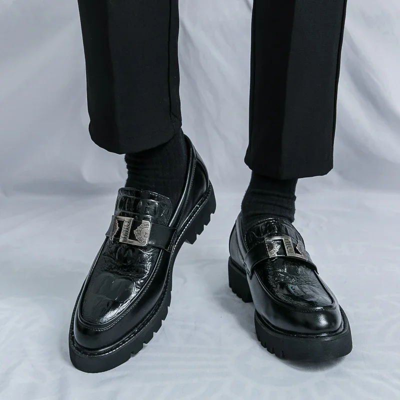 Se915f23df56842428402fab9ca3f5b8ey Stylish VIPOL White Loafers for Men Slip-On Dress Shoes for Parties