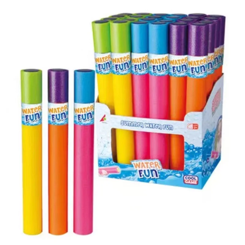 Outdoor Color Eva Water Gun Foam Blaster Shooter Stick for Kid Summer Beach Spray Swimming Pool Squirter Cannon Pistol Play Toy