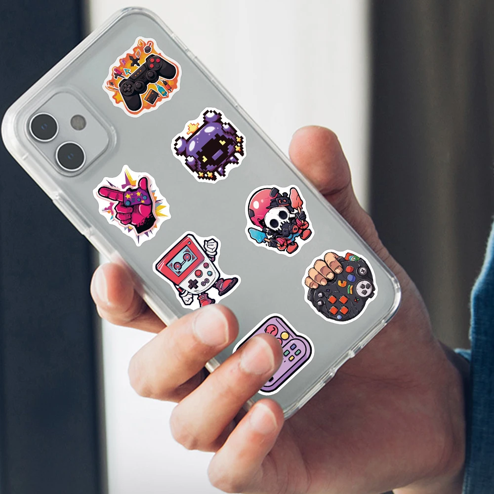 50pcs Cool Vintage Video Game Stickers Funny DIY Decals For Kids Laptop Suitcase Scrapbook Guitar Skateboard Graffiti Sticker - Image 6