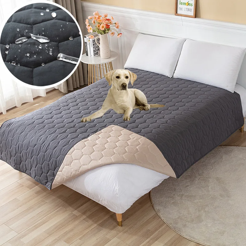 100% copriletto impermeabile sul letto copriletto King Size coprimaterasso  trapuntato coprimaterasso lavabile per biancheria da letto per cani da  compagnia
