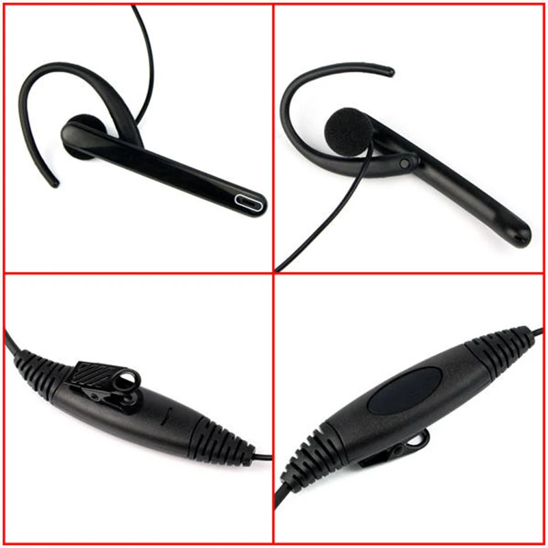

2-контактный телефон, телефон с крючком для ушей, телефон UV5R/KENWOOD/HYT Radio