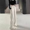 High Waist Drapey Wide Leg Casual Sports Pants Women's Spring Autumn Winter plus Size Loose Fit Sweatpants Fashionable Female Cl