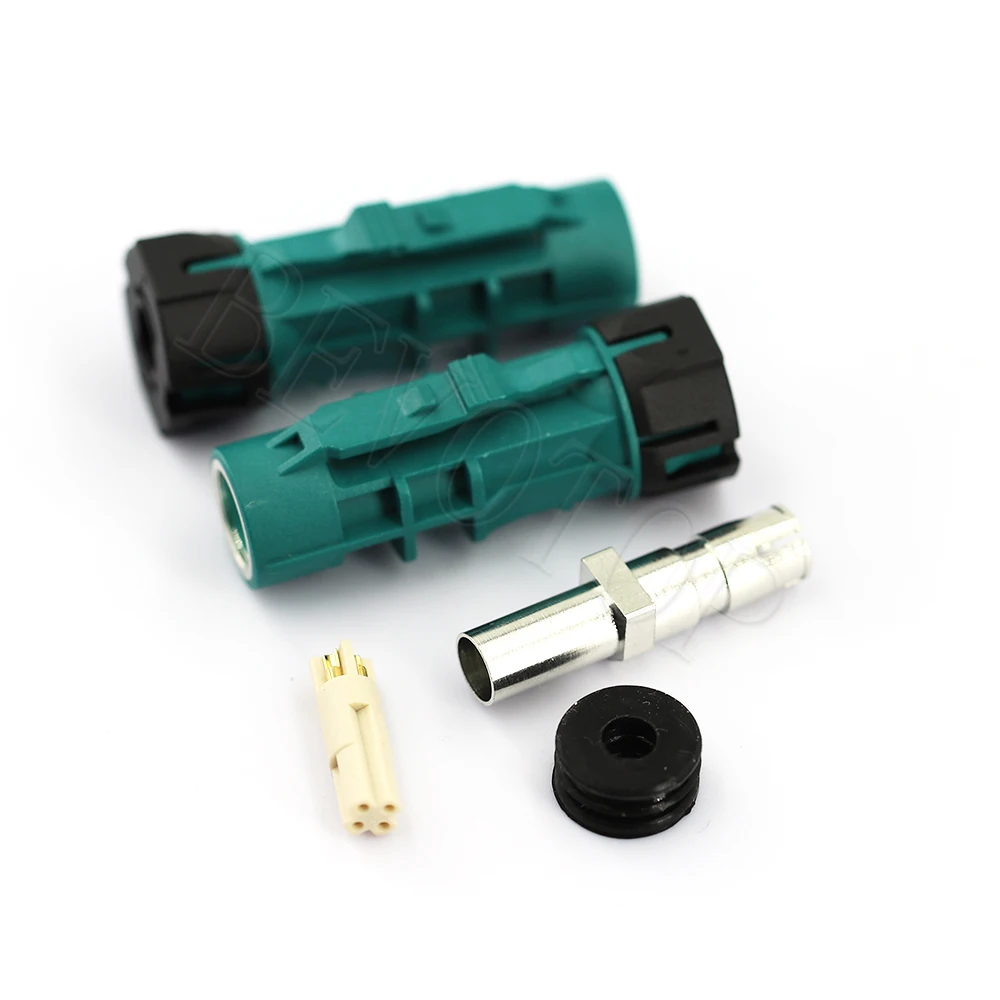 azul código Z, conector macho e fêmea,