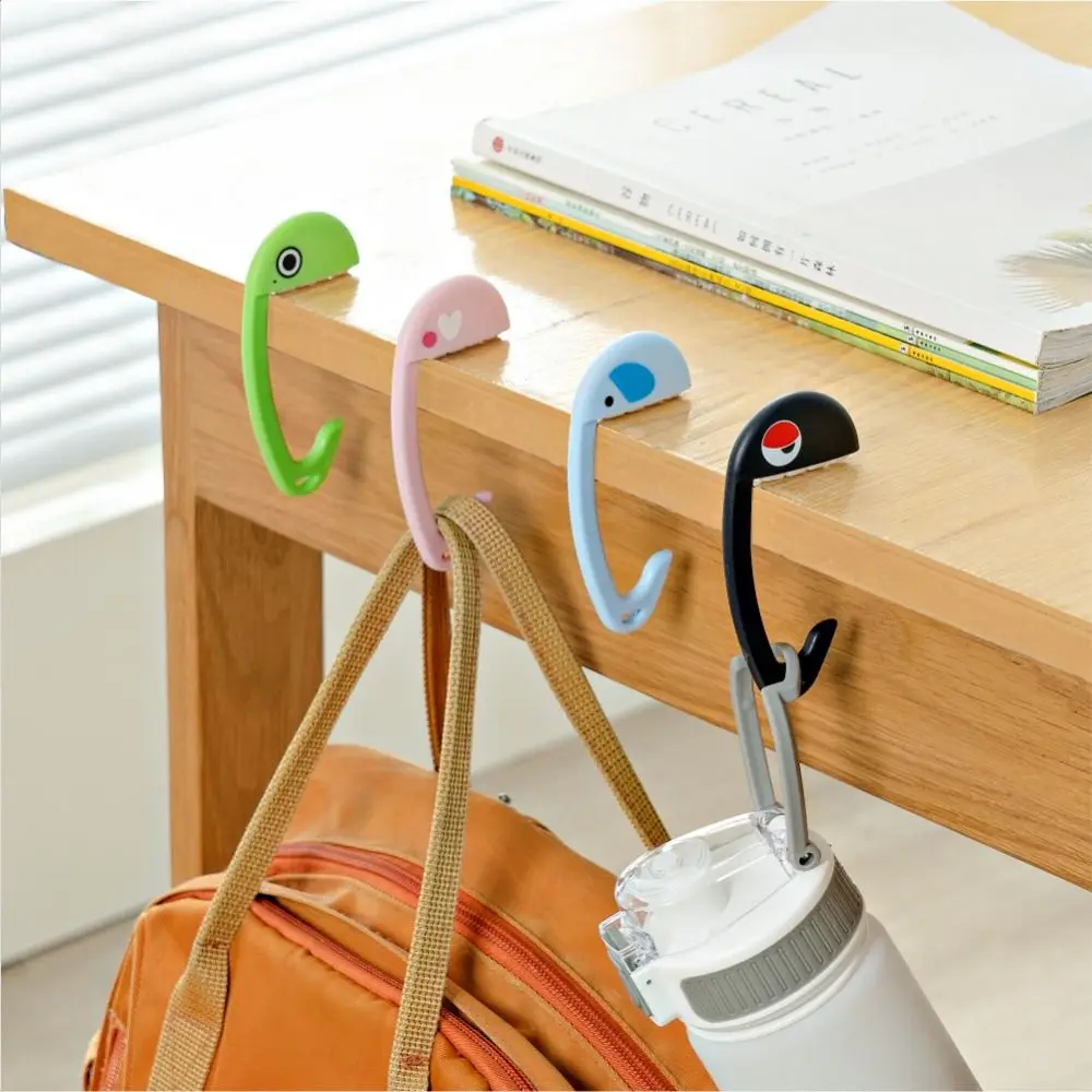 

Милый портативный крючок для сумок, пластиковый крючок для стола, кошелек, сумка для путешествий, органайзер, держатель, офисный декор, пластиковые боковые крючки для стола