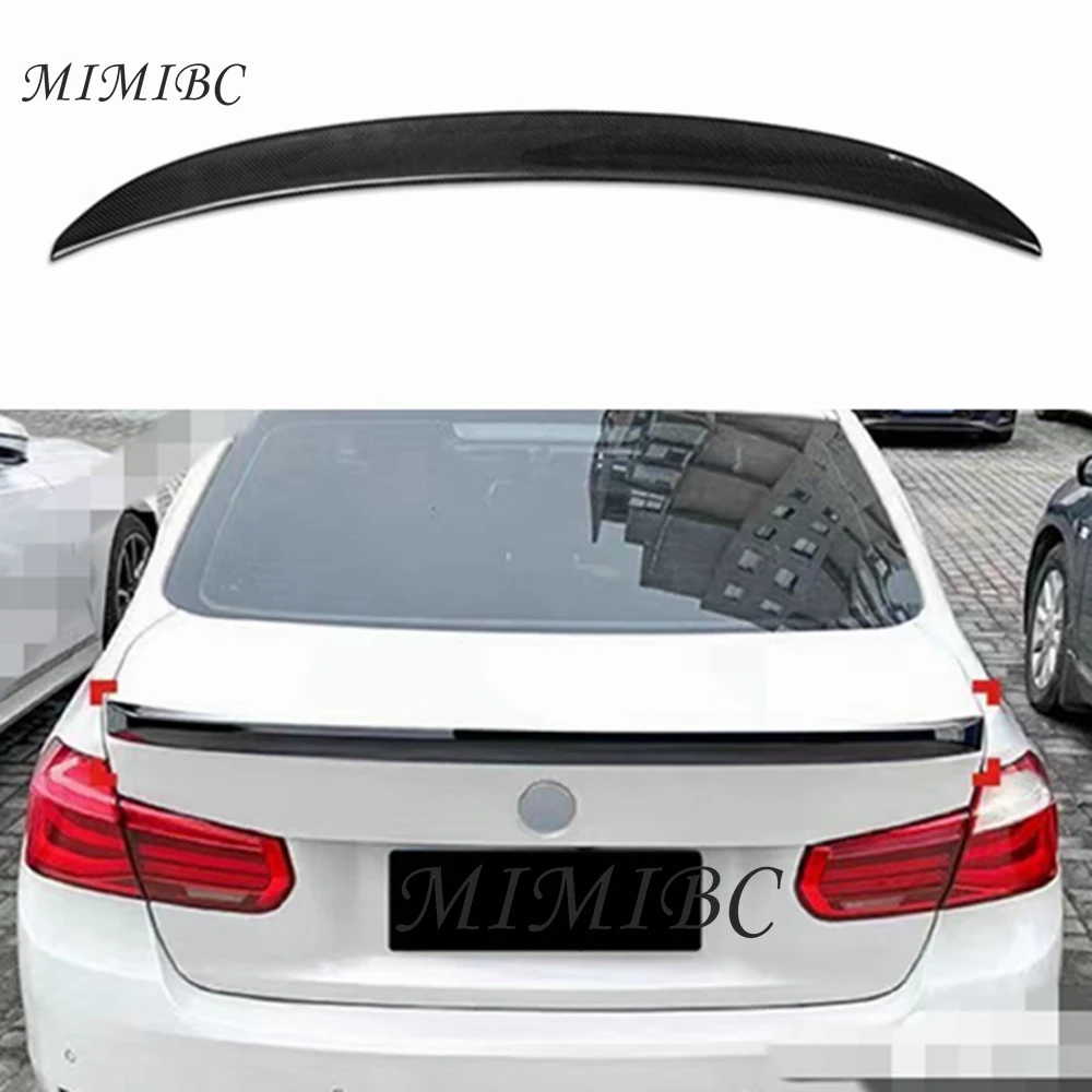 

FOR BMW F30 F35 3 Series Sedan / F80 M3 2013-2018 3D Style Rear Spoiler Lip Real Carbon Fiber / Forged Carbon Trunk Car Spoiler