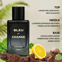 AUMEKA Bleu L'Exclusif Perfume For Men Original Luxury Arabes Woody Long Lasting Parfum Fragrance Spray 65ml Man Gift Makeup