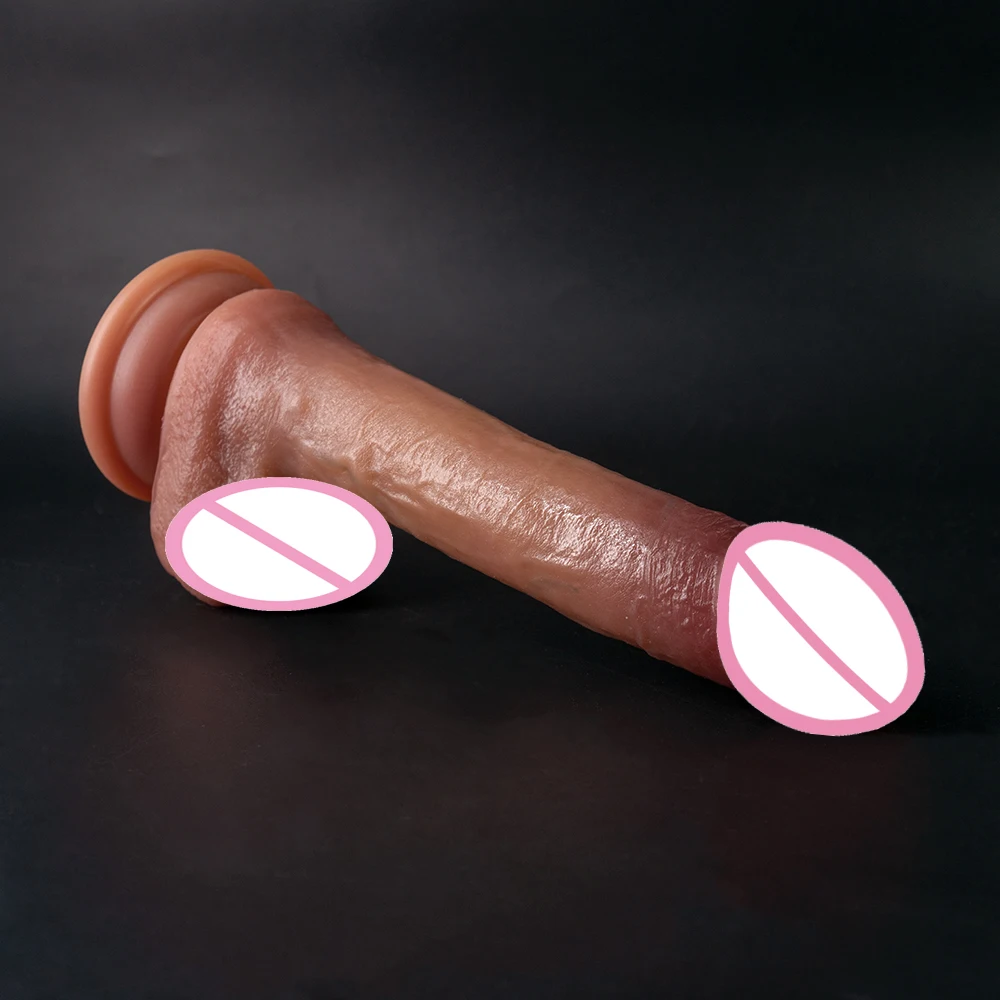 Dildo Soft Realistic Penis Small Butt Plug Suction Cup Double Layer Silicone Anal Sex Toys For Woman Masturbator Adults 18+ Shop