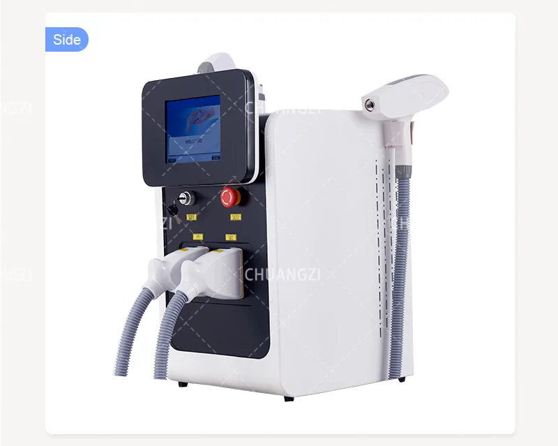 OPT 3-in-1-Gerät IPL Laser-Haarentfernung Pikosekunden-Tattoo-Pigmententfernung RF Anti-Aging-Handstück Eine Maschine Drei Anwendungen – Detail 13