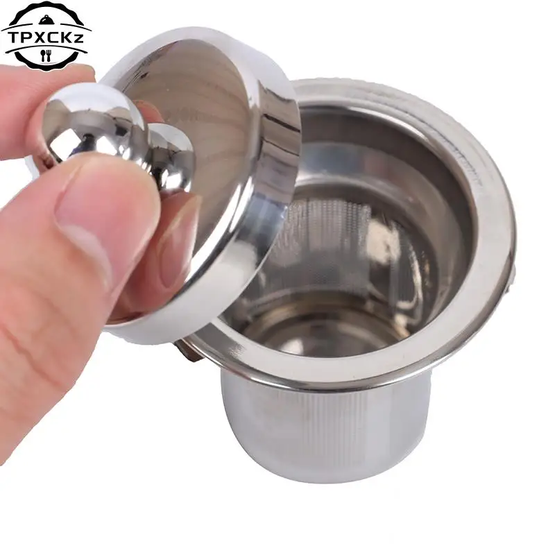 Tea infuser tea strainer tea filter 1PC S/M/L Reusable Stainless Steel Tea Strainer Mesh Infuser Basket for Mug Teapot