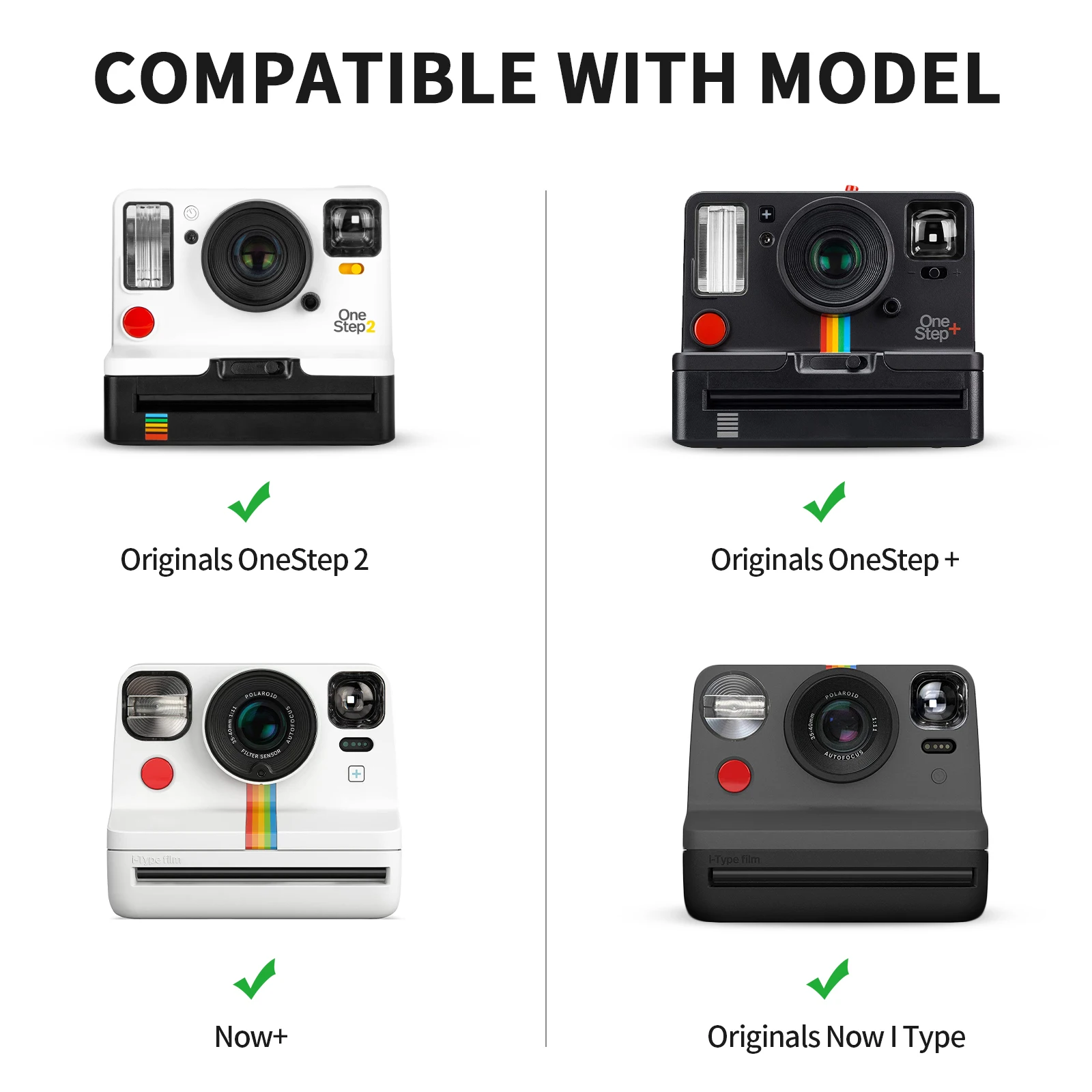 Step Polaroid Originals Onestep+ Polaroid Cameras Polaroid Now Or - Main Image