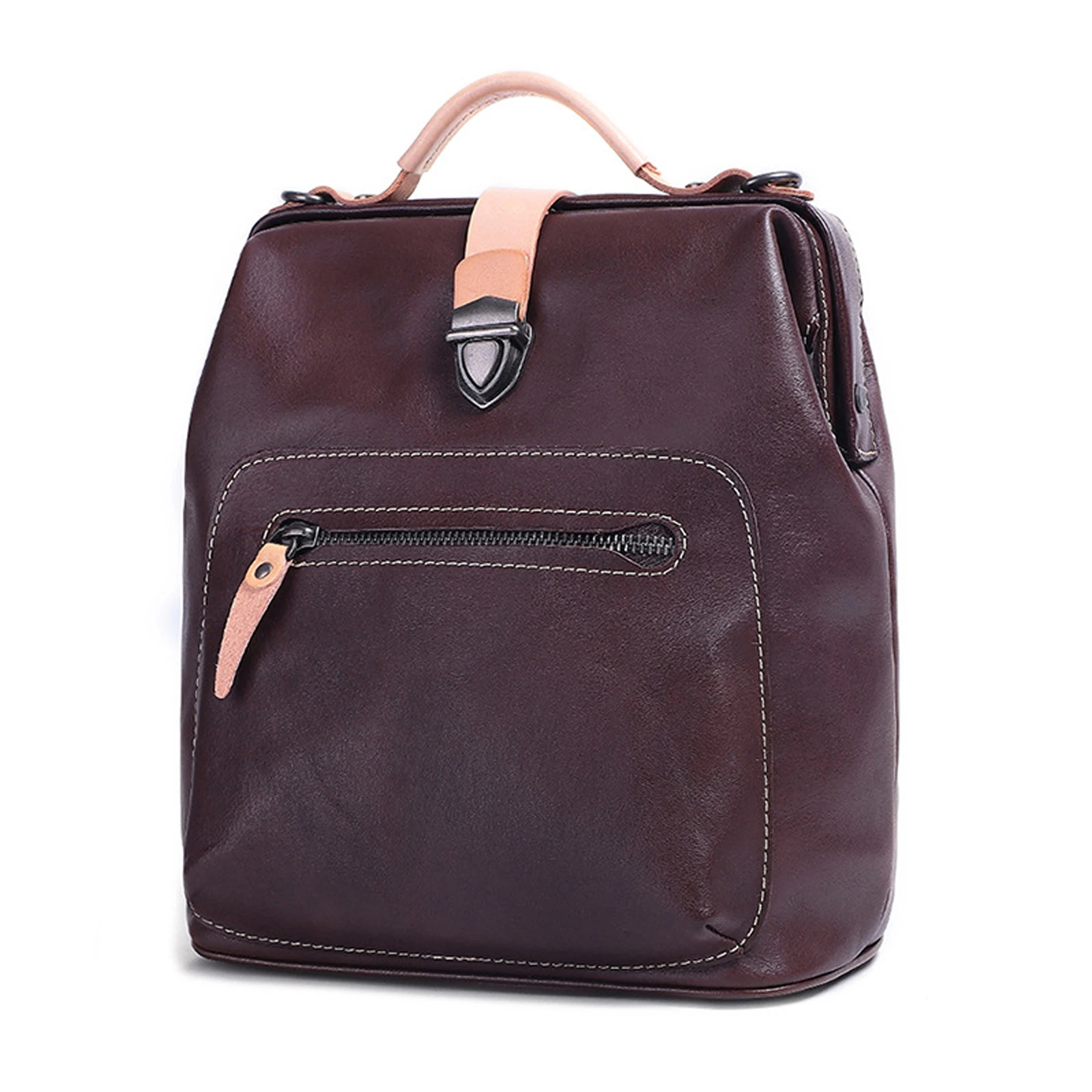 

2023 Women Backpack Lady Girl Luxury Genuine Leather School Bag Purse New Fashion Wholesale