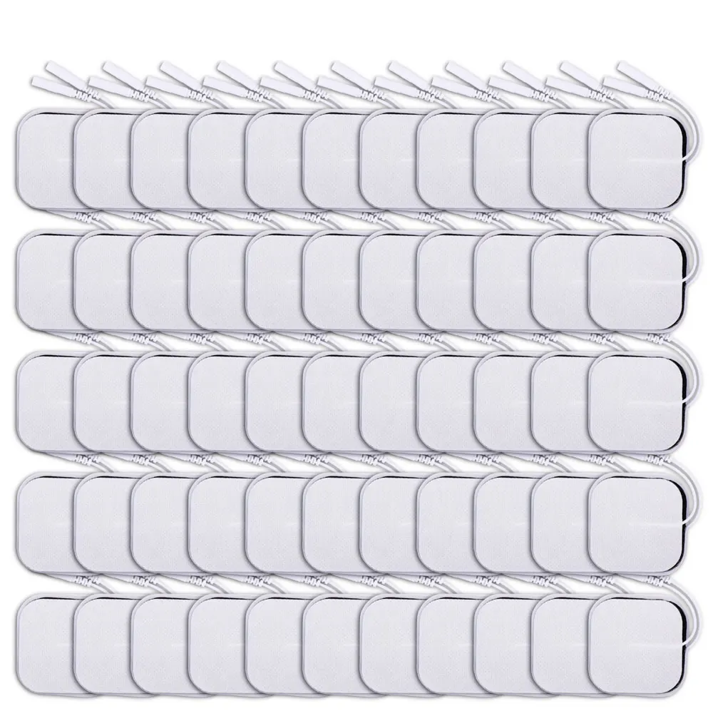 Reusable Self-Adhesive EMS Muscle Stimulator Pads - Non-Woven Fabric Massager Stickers