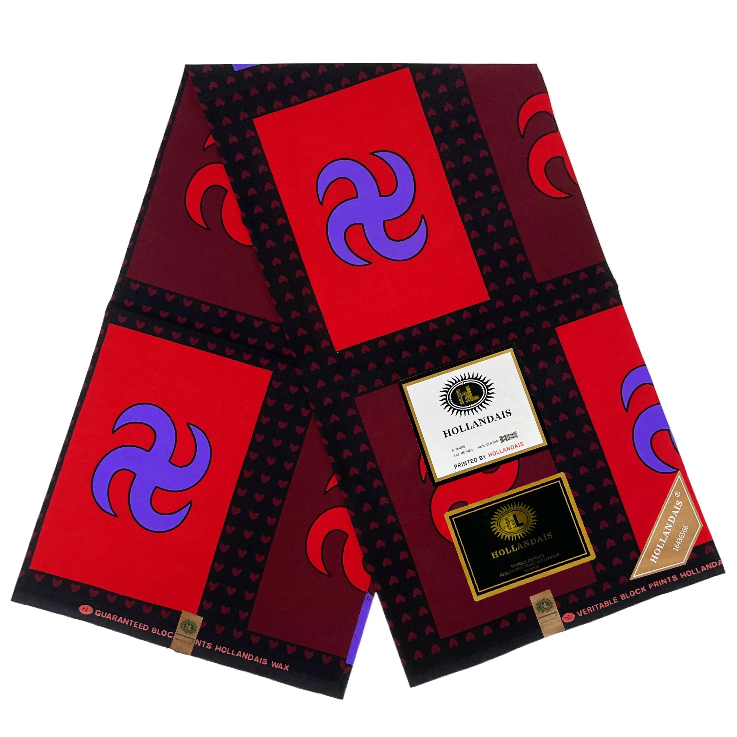 hollande African Fabrics Nigerian Wax Print African Wax Fabrics For Patchwor Y10-29 African Wax Fabric